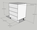 BASE CABINETS (WITH DRAWERS)