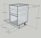 BASE CABINETS (WITH DRAWERS)