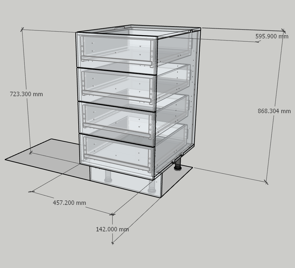 BASE DRAWERS/CAJONERAS