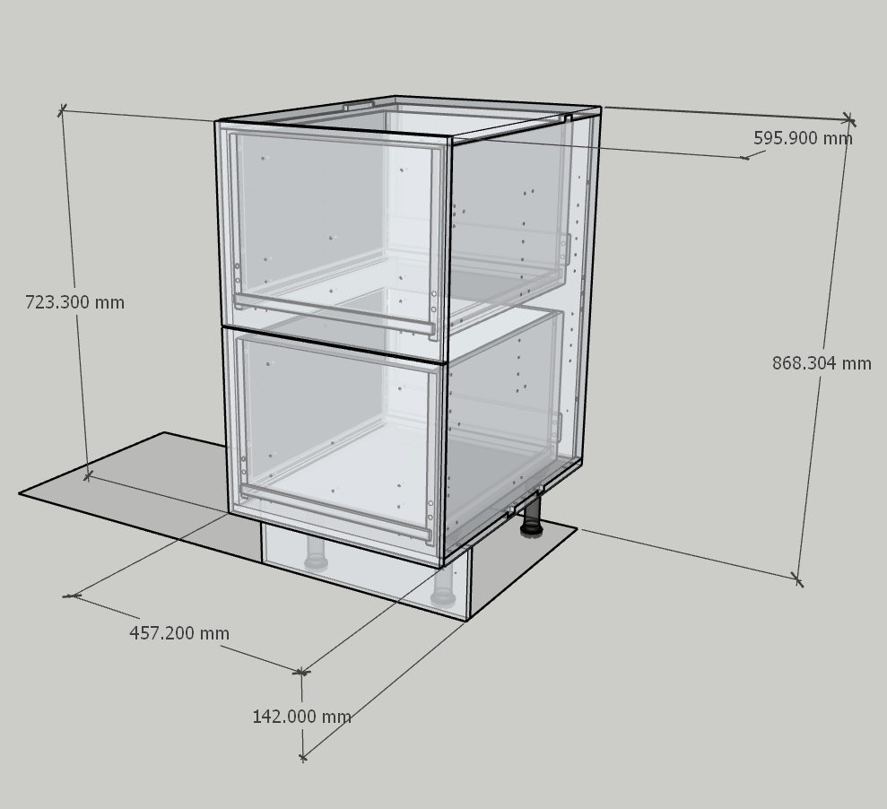BASE DRAWERS/CAJONERAS