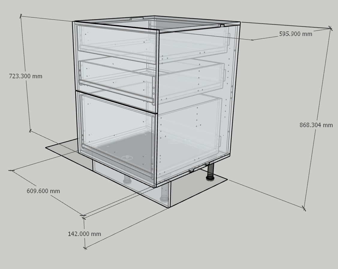 BASE DRAWERS/CAJONERAS